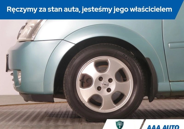 Opel Meriva cena 11000 przebieg: 145655, rok produkcji 2005 z Wysokie Mazowieckie małe 154